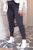 Жіночі лосини у рубчик колір сірий р.L/XL 451381 451381 фото
