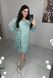 Жіноча сукня із шифону колір ментол р.58/60 454421 454421 фото 3