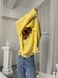 Жіночий светр з дірками жовтого кольору 407251 407251 фото 9
