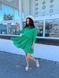 Жіноча сукня із софту колір зелений р.42/46 453417 453417 фото 6