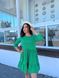 Жіноча сукня із софту колір зелений р.42/46 453417 453417 фото 7