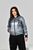 Жіноча куртка колір металік р.48/50 453433 453433 фото