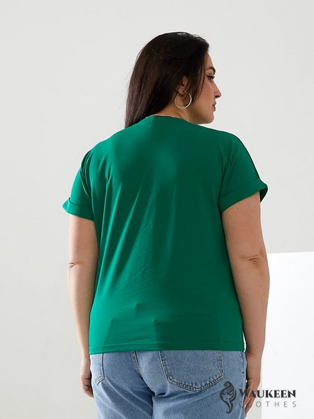 Жіноча футболка PLEASURE колір зелений р.42/46 433668 433681 фото