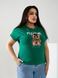 Жіноча футболка PLEASURE колір зелений р.42/46 433668 433681 фото 1