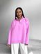 Жіночий светр із блискавкою із жаккардової в'язки колір рожевий р.42/46 441553 441553 фото 1