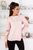 Жіноча блуза з рукавами з мереживом розмір рожевого кольору р.48/50 374545 380939 фото