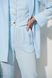 Жіночий мусліновий костюм-трійка колір світло-блакитний р.L 459182 459182 фото 5