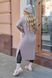 Жіноча туніка сукня з ангори вільного крою бежевого кольору 387069 387071 фото 2