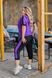 Жіночий спортивний костюм кольору фіолет-чорний 431363 431363 фото 3