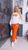 Жіночий костюм двійка колір оранж р.50/52 451681 451681 фото
