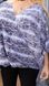 Жіноча блуза із софту колір синьо-сірий принт р.48/52 459041 459041 фото 3