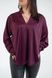 Жіноча сорочка із шовку армані колір бордо р.50/54 446022 446022 фото 1