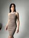 Жіноча сукня в полоску колір коричневий р.універсальний 455900 455900 фото 1