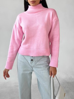 Женский яркий свитер цвет розовый р.42/46 443574 443574 фото