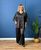 Женский костюм из шелка Армани цвет черный р.46/48 453822 453822 фото