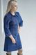 Жіноча коротка сукня "PRO РІШУЧІСТЬ" колір синій р.S 445686 445686 фото 4