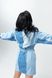 Женское платье из лоскутков "PRO НАСТОЯТЕЛЬНОСТЬ" цвет голубой р.L 445708 445708 фото 9