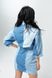 Жіноча сукня з клаптиків "PRO СПРАВЖНІСТЬ" колір блакитний р.L 445708 445708 фото 4