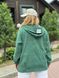 Жіноча вельветова куртка колір зелений р.48/52 431405 431411 фото 3