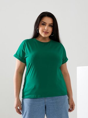 Жіноча футболка колір зелений р.42/46 432367 432367 фото