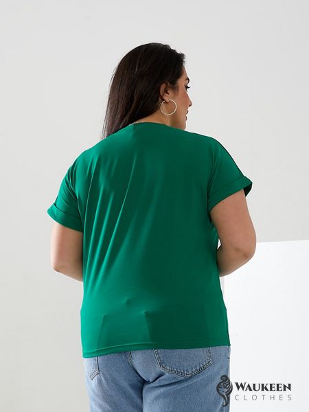 Жіноча футболка колір зелений р.42/46 432367 432367 фото