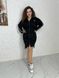 Жіноча сукня у спортивному стилі колір чорний р.58/60 449167 449167 фото 3