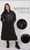 Жіночий костюм сукня та куртка колір чорний р.46/48 449975 449975 фото
