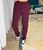 Жіночі спортивні штани колір бордовий р.42/44 444923 444923 фото