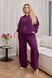 Жіночий прогулянковий костюм колір фіолетовий р.50/52 451289 451289 фото 1