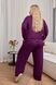 Жіночий прогулянковий костюм колір фіолетовий р.50/52 451289 451289 фото 3