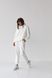 Жіночий костюм худі+джогери колір білий р.S 454291 454291 фото 3