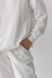Жіночий костюм худі+джогери колір білий р.S 454291 454291 фото 2