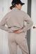 Жіночий костюм із стійкою колір бетон р.M 451316 451316 фото 7