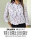 Женская блуза софт цвет белый принт р.42/44 454241 454241 фото 7