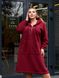 Жіноча сукня вільного крою колір бордо р.48/50 445091 445091 фото 2