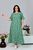Жіноча сукня міді колір оливка р.50/52 433023 433023 фото