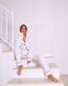 Женская пижама велюр Jeny на пуговицах белого цвета р.M 379517 379517 фото 3