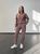 Жіночий спортивний костюм єврофліс колір мокко р.42/44 445981 445981 фото