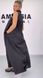 Жіноча сукня міді з коротким рукавом колір чорний р.48/52 455628 455628 фото 2