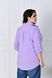 Жіноча льняна сорочка фіолетового кольору р.58 420915 420915 фото 3