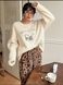 Женская пижама с махры цвет молочный лео р.42/46 449018 449018 фото 6