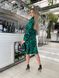 Жіноча сукня з поясом колір зелений р.42/44 449480 449480 фото 4