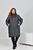 Жіноча тепла курточка колір сірий р.54 447403 447403 фото