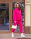 Жіночий теплий спортивний костюм рожевого кольору р.48/50 380770 380770 фото 1