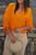 Жіноча блуза колір помаранч р.46/48 454871 454871 фото