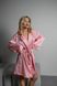 Жіночий шовковий халат колір рожевий р.42/48 453606 453606 фото 2