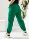 Жіночі спортивні штани двонитка зеленого кольору р.50 406181 406303 фото 3