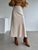 Женская шелковая юбка цвет бежевый р.42/46 449110 449110 фото