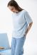 Жіноча футболка OVERSIZE колір світло-блакитний р.L 459163 459163 фото 9