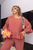 Жіночий костюм-двійка колір персиковий р.48/50 454466 454466 фото
